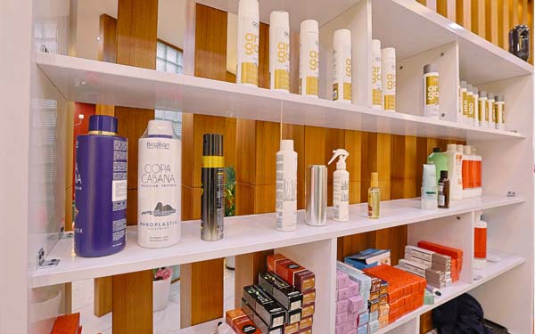 Stylish luxury lounge for hair and spa treatments